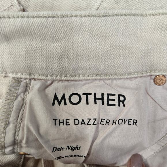 Mother jeans Womens 27 The Dazzler Hover Date Night Light Pink Straight Leg Crop - Picture 7 of 12